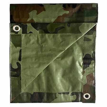 Trama 10 x 12 ft. TG Camo Poly Tarp TR3254554